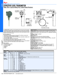 Thumbnail of document Brochure - CRF2 Capacitive Level Transmitter